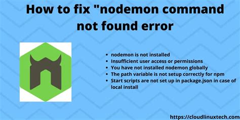 I am creating a docker container on my ec2 instance. . Docker nodemon not found